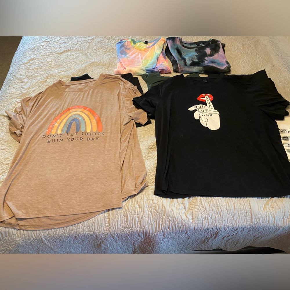 Shein 4X Classic Tees - Picture 5 of 7